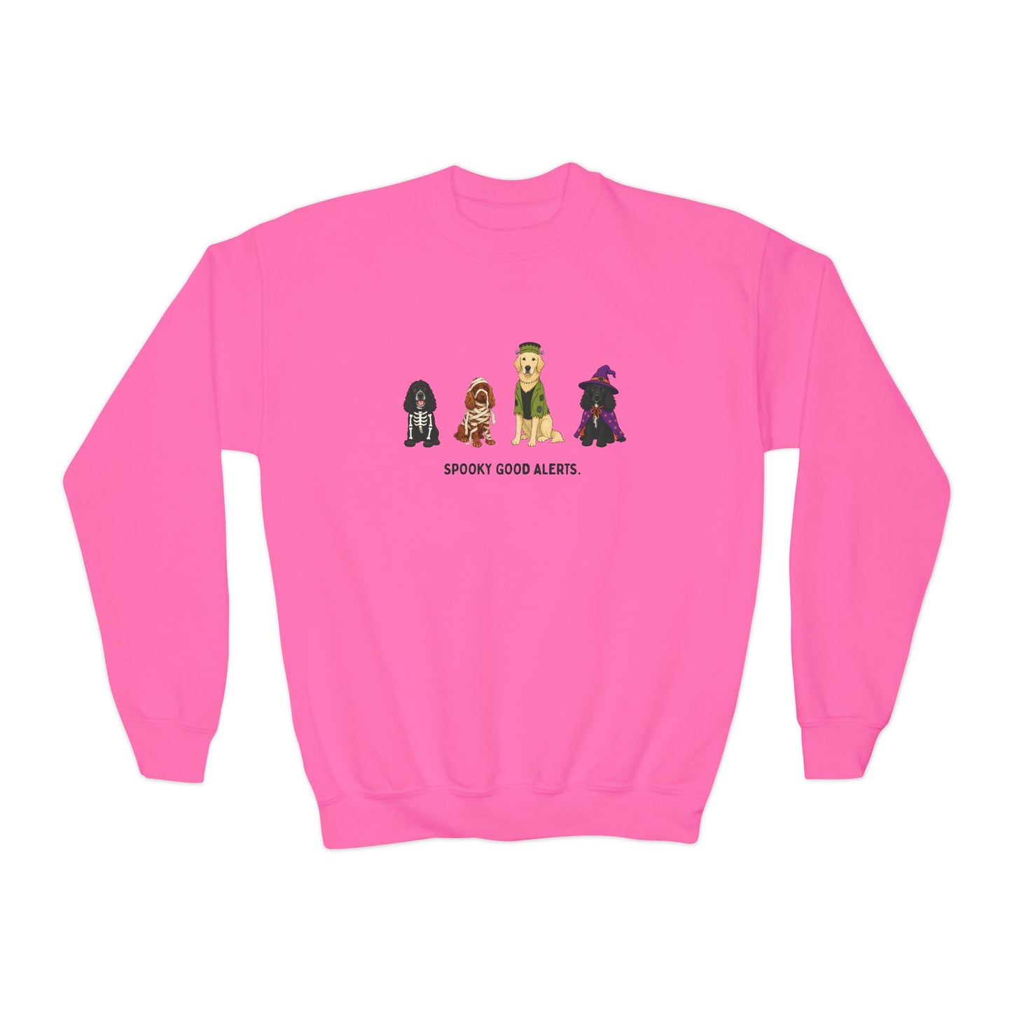 Youth "Spooky Good Alerts" Sweatshirt