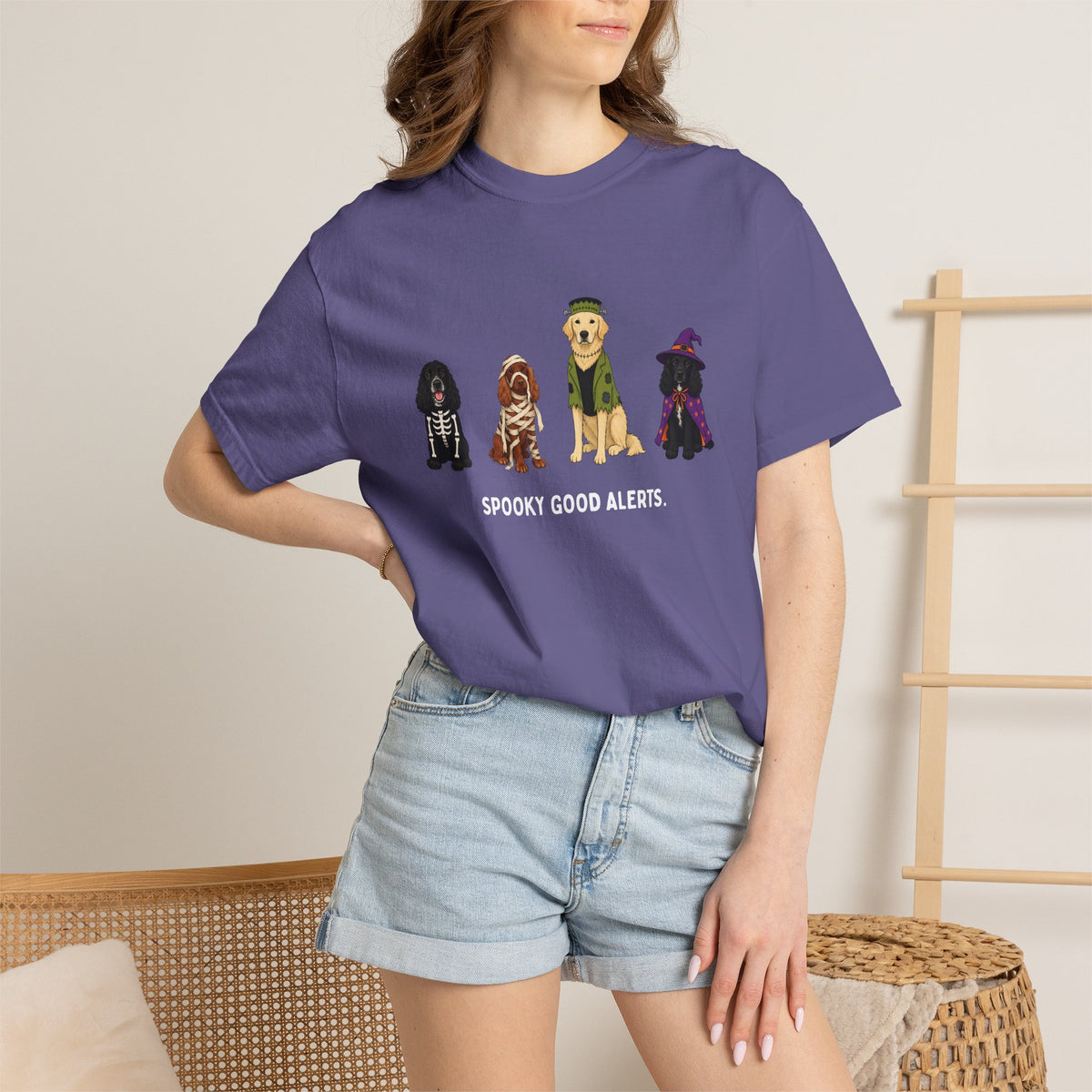 Unisex "Spooky Good Alerts" T-shirt