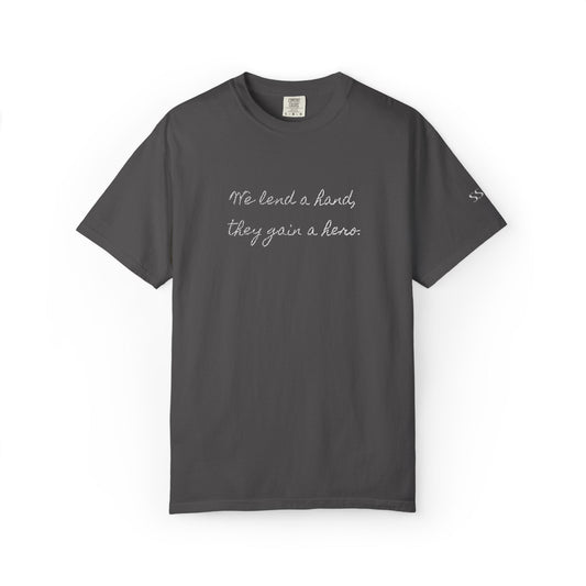 Unisex Comfort Colors T-shirt (White Embroidery)