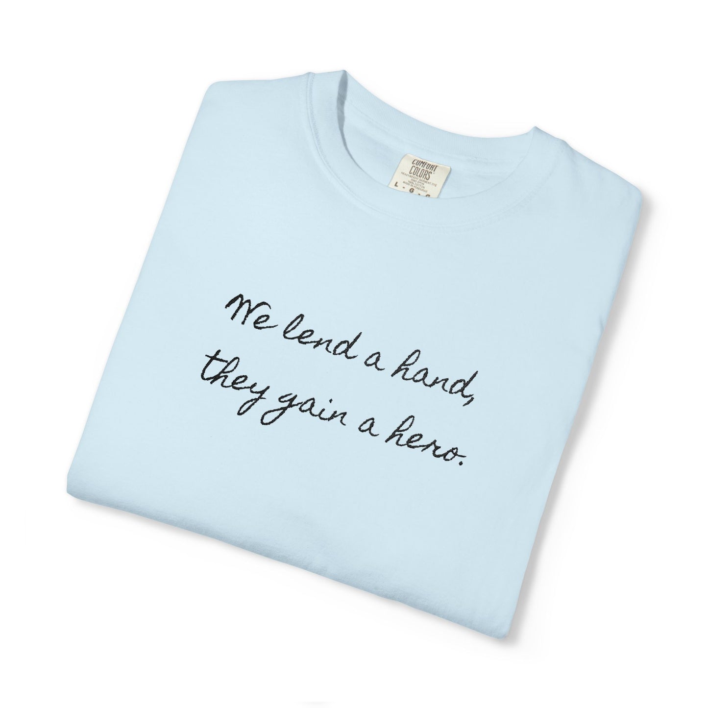 Unisex Comfort Colors T-Shirt (Black Embroidery)