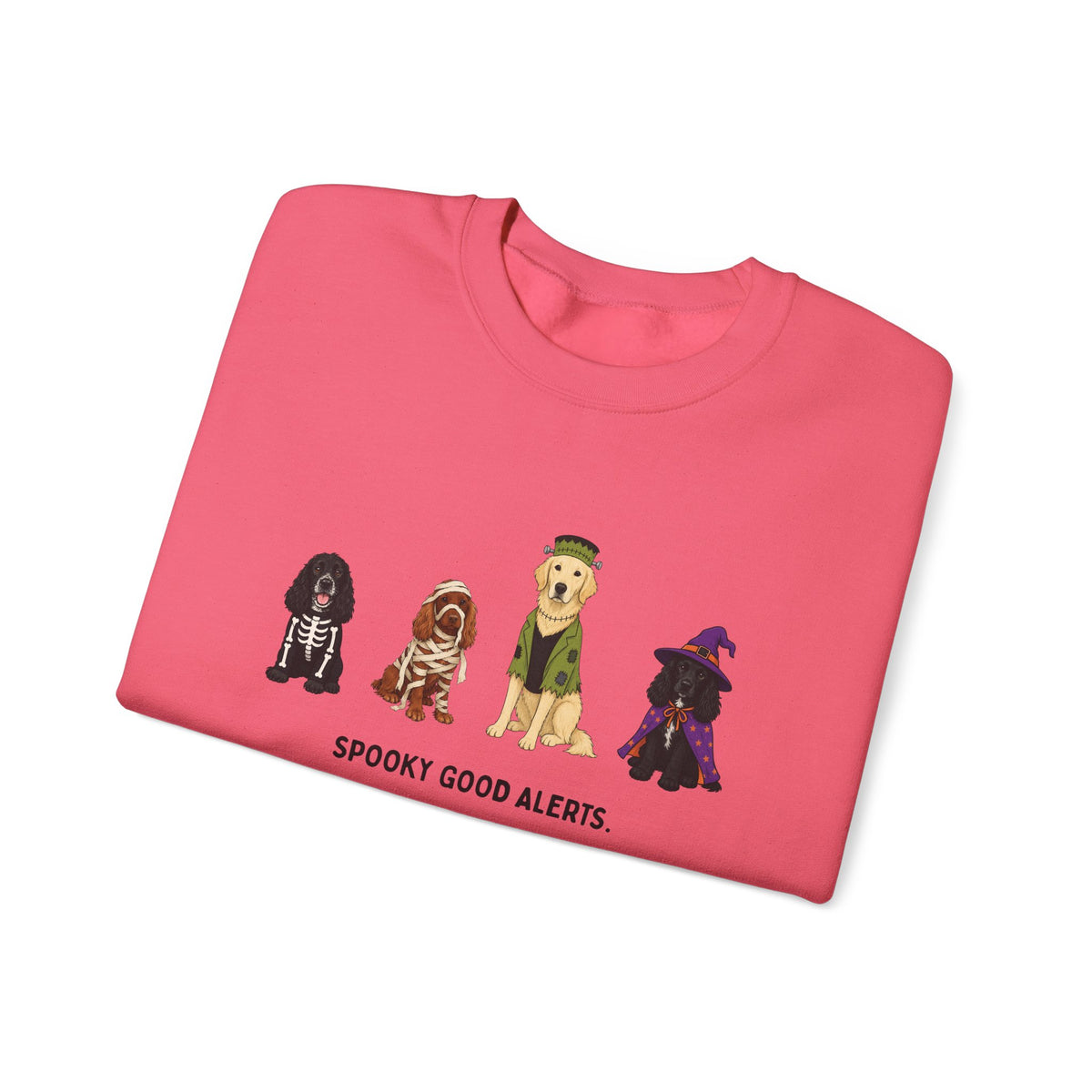Unisex "Spooky Good Alerts" Crewneck Sweatshirt