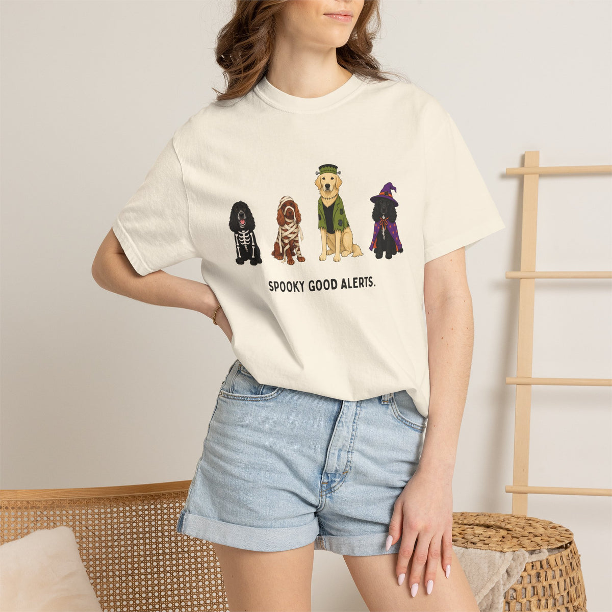 Unisex "Spooky Good Alerts" T-shirt