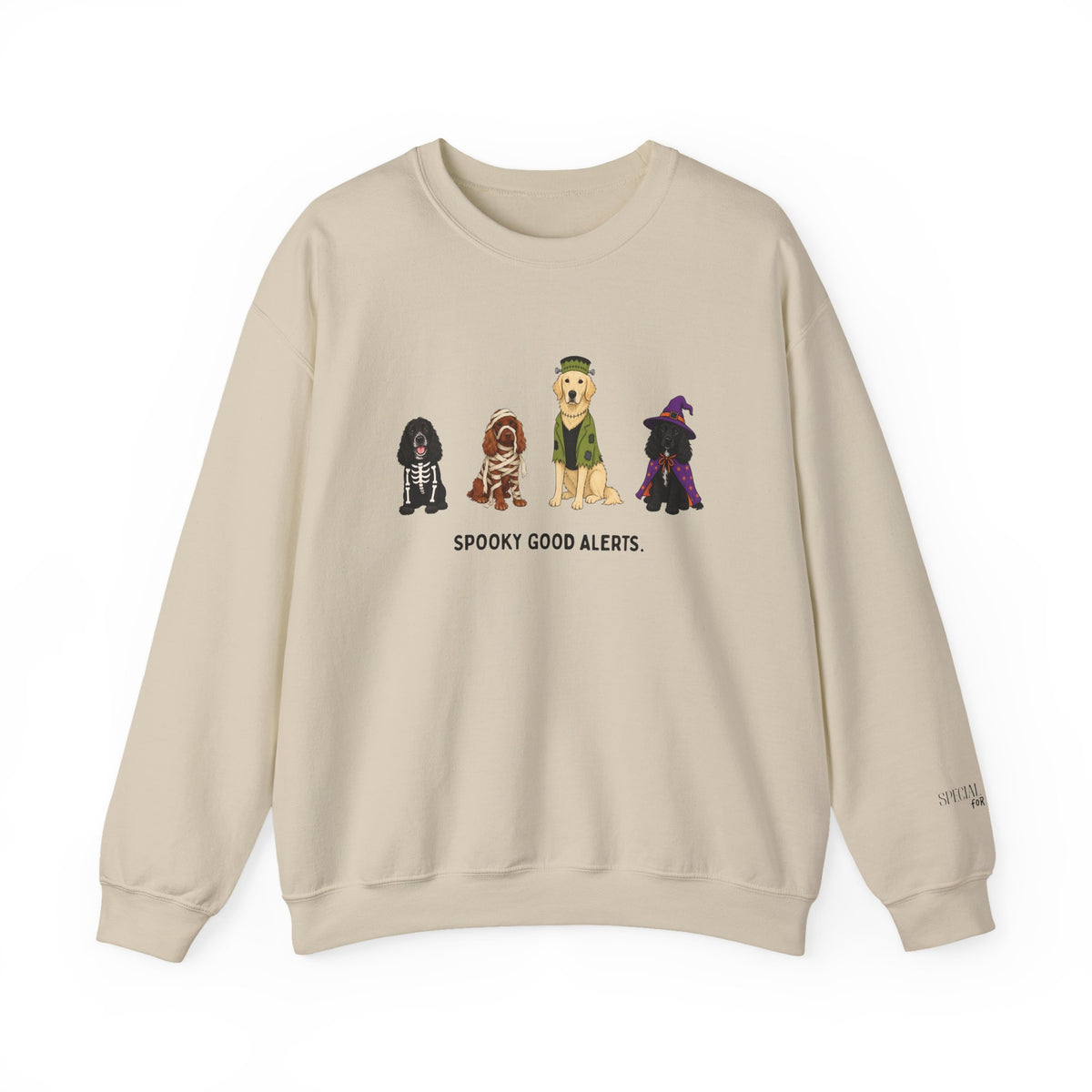 Unisex "Spooky Good Alerts" Crewneck Sweatshirt