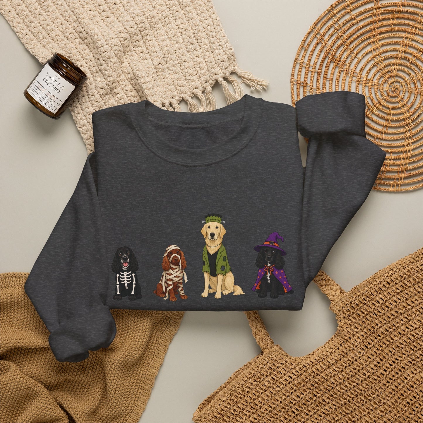 Unisex "Spooky Good Alerts" Crewneck Sweatshirt