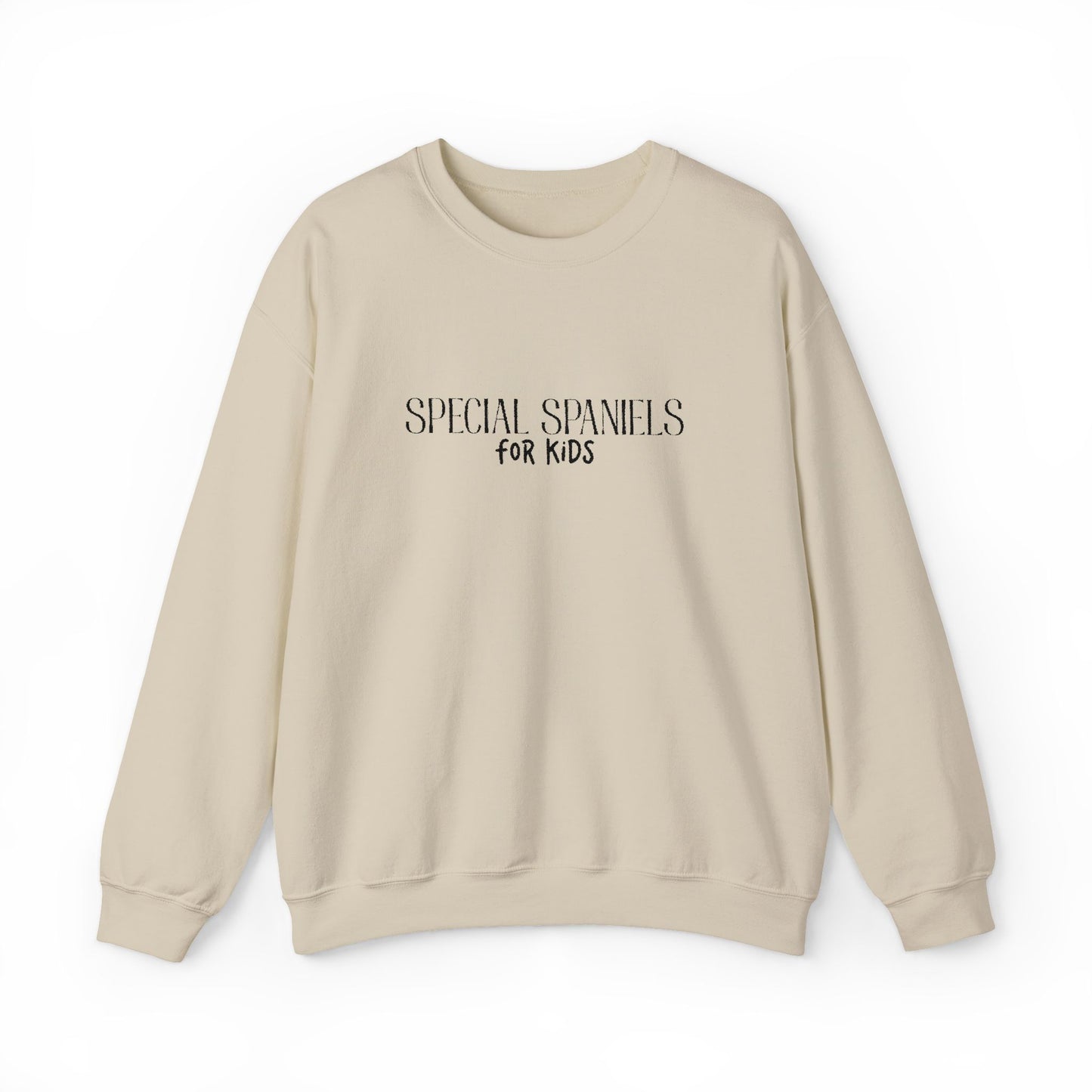 Unisex Crewneck Sweatshirt (Black Embroidery)