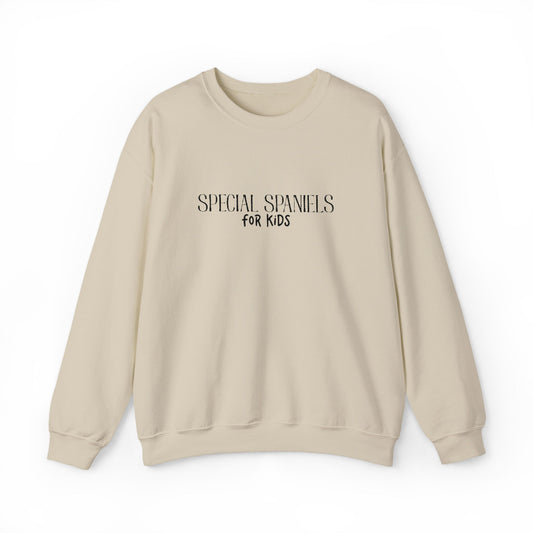 Unisex Crewneck Sweatshirt (Black Embroidery)