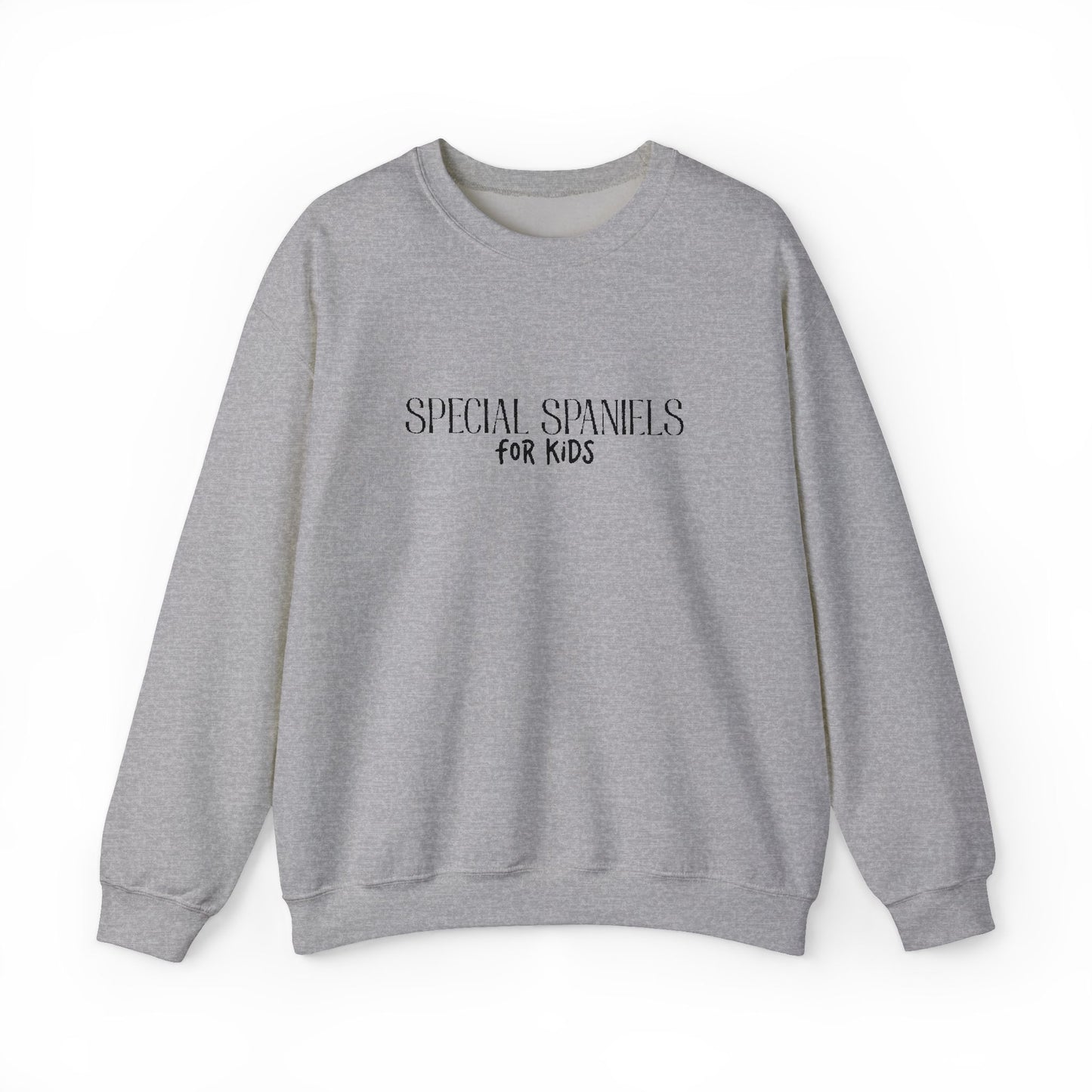 Unisex Crewneck Sweatshirt (Black Embroidery)