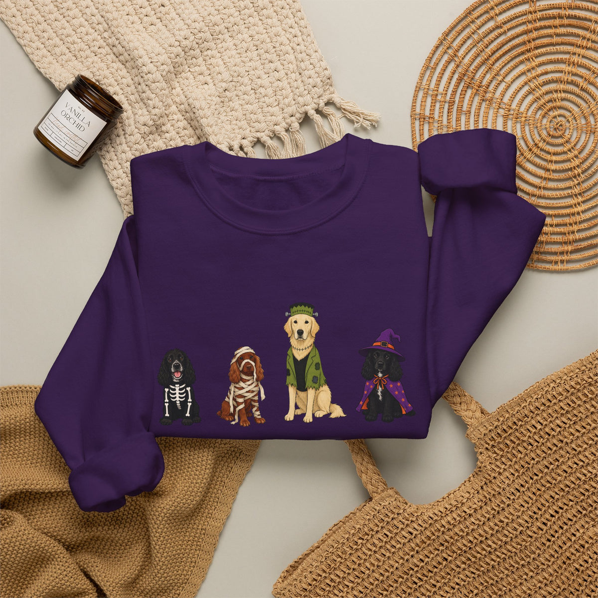 Unisex "Spooky Good Alerts" Crewneck Sweatshirt