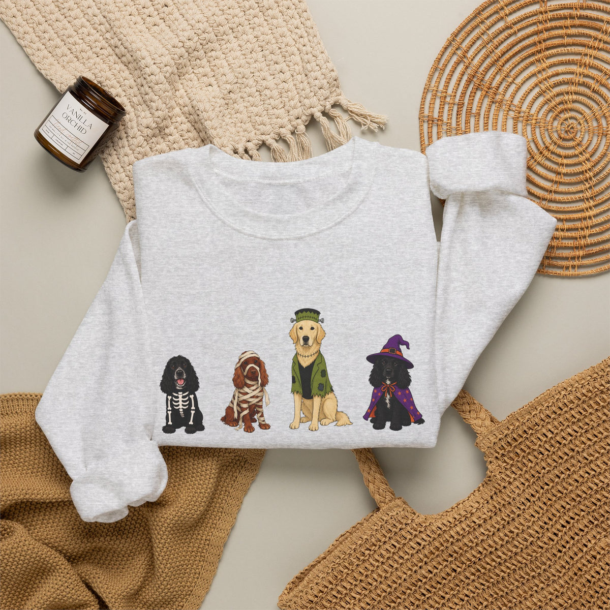 Unisex "Spooky Good Alerts" Crewneck Sweatshirt