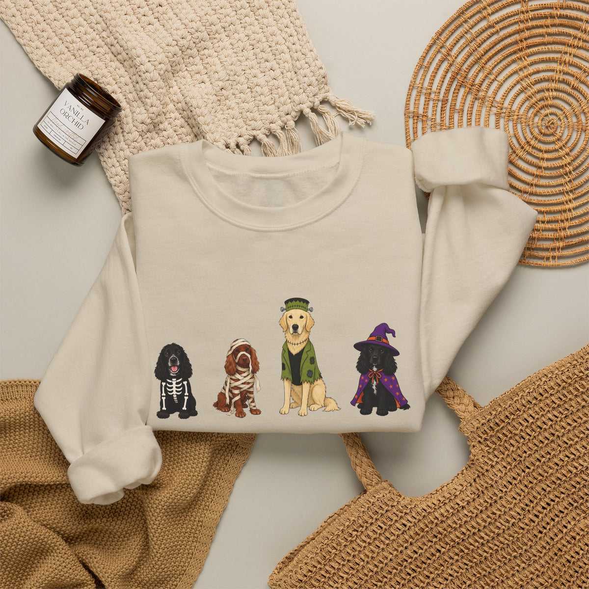 Unisex "Spooky Good Alerts" Crewneck Sweatshirt