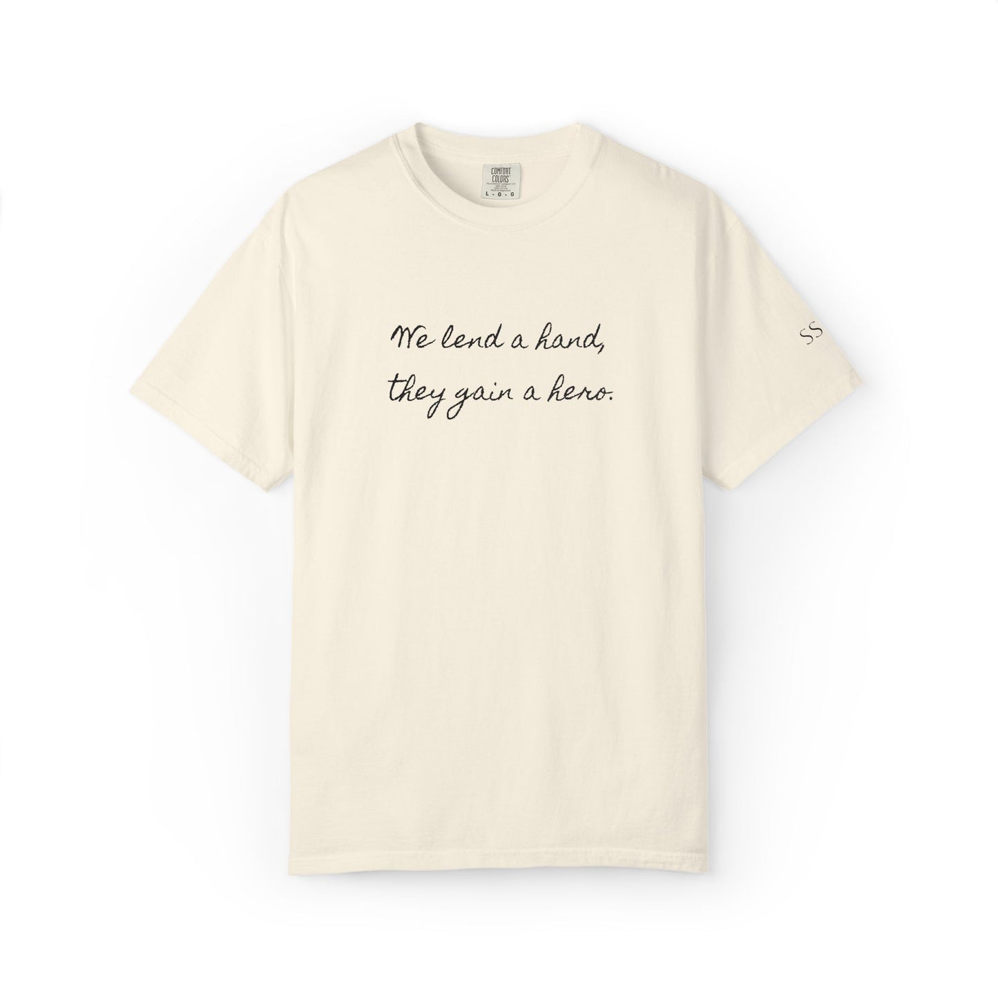Unisex Comfort Colors T-Shirt (Black Embroidery)