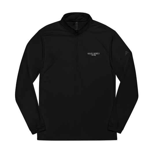 Adidas® Quarter-Zip Pullover (White Embroidery)