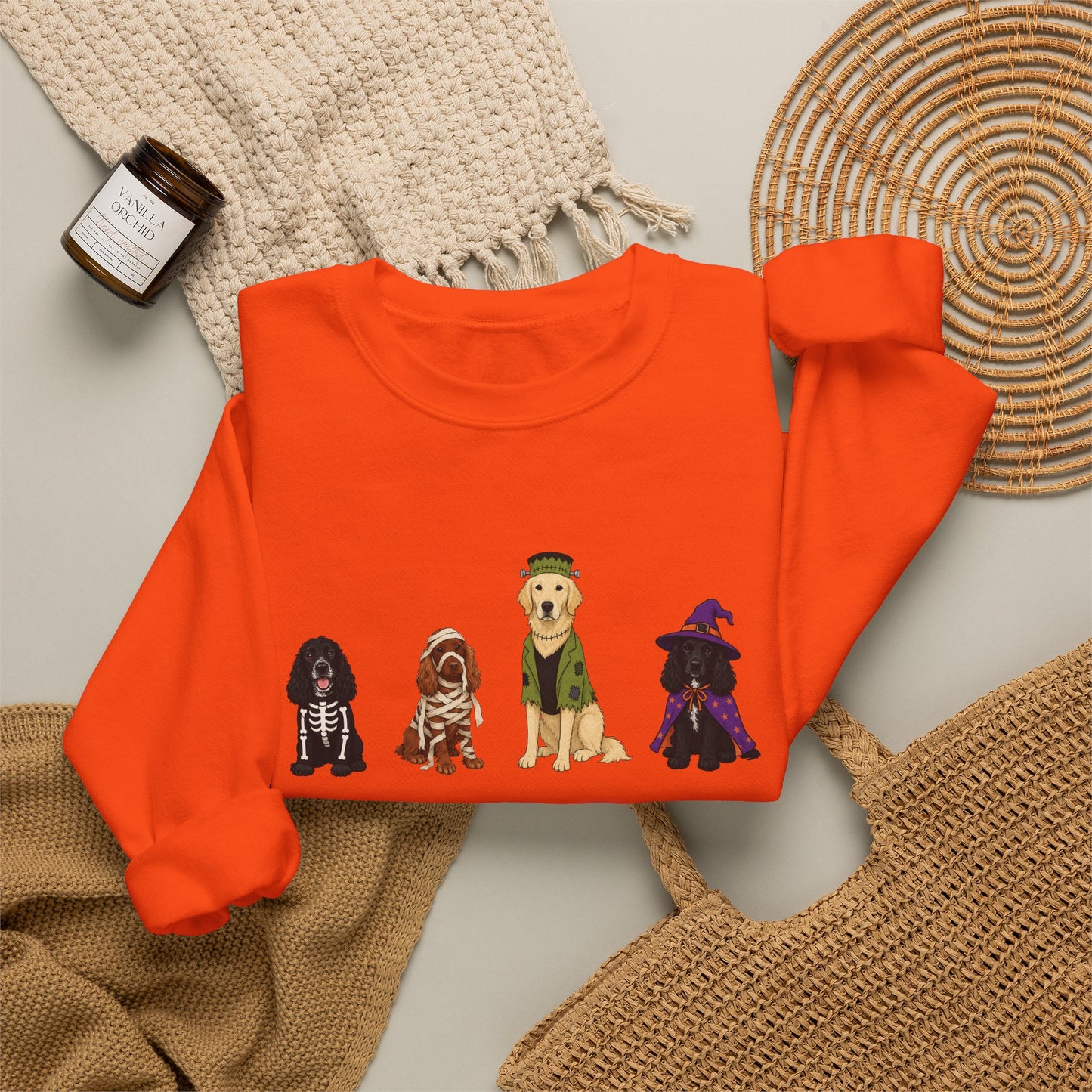 Unisex "Spooky Good Alerts" Crewneck Sweatshirt