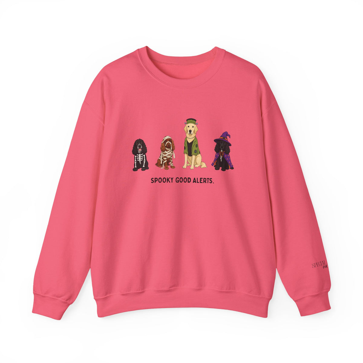 Unisex "Spooky Good Alerts" Crewneck Sweatshirt