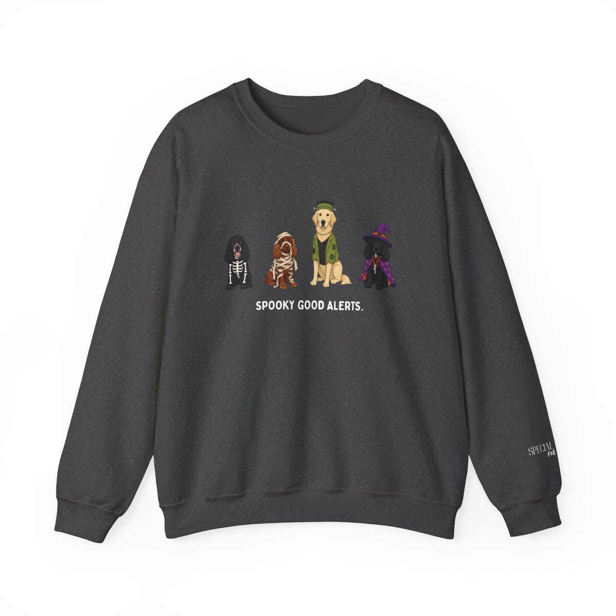 Unisex "Spooky Good Alerts" Crewneck Sweatshirt