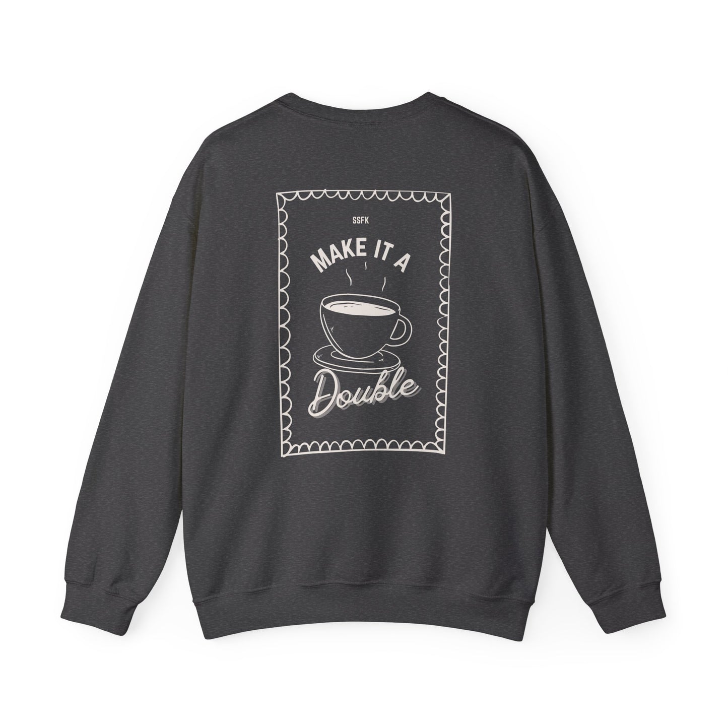Unisex "Double Double" Crewneck Sweatshirt