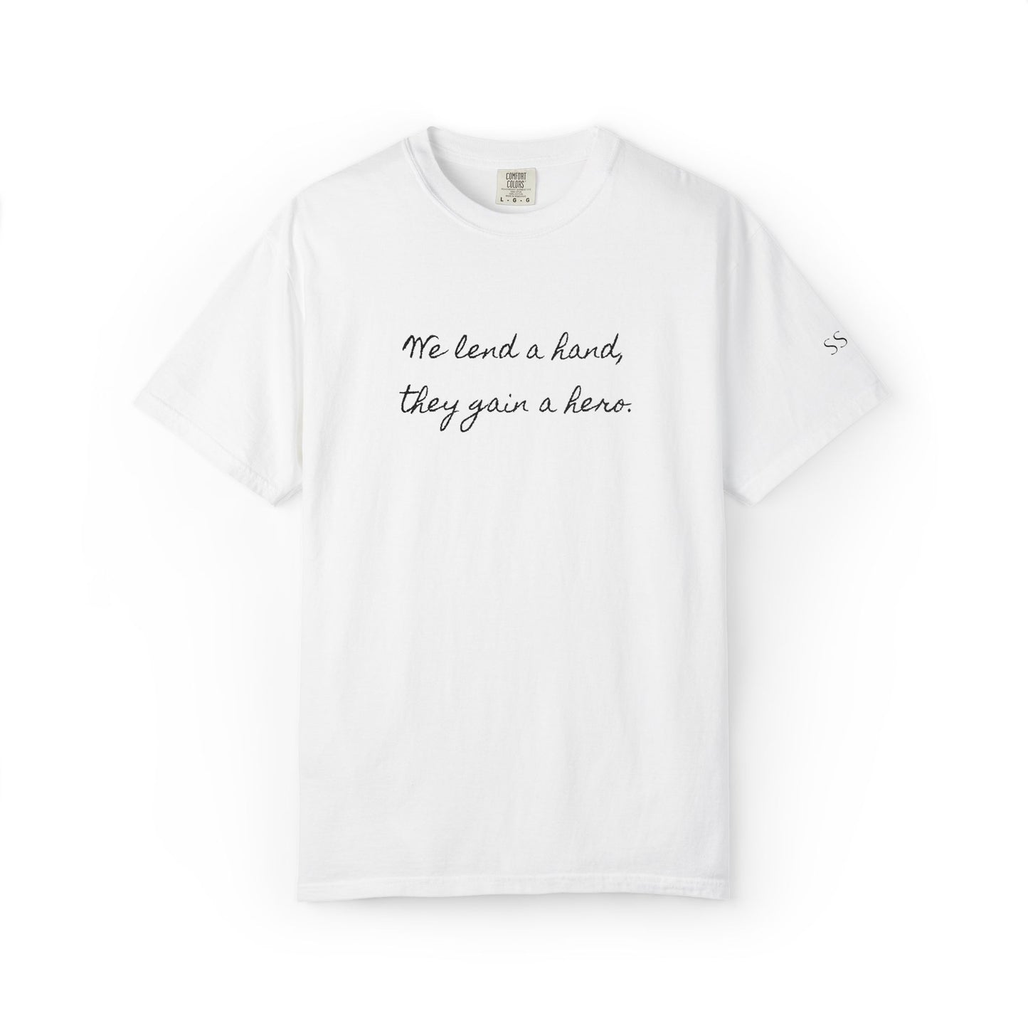 Unisex Comfort Colors T-Shirt (Black Embroidery)