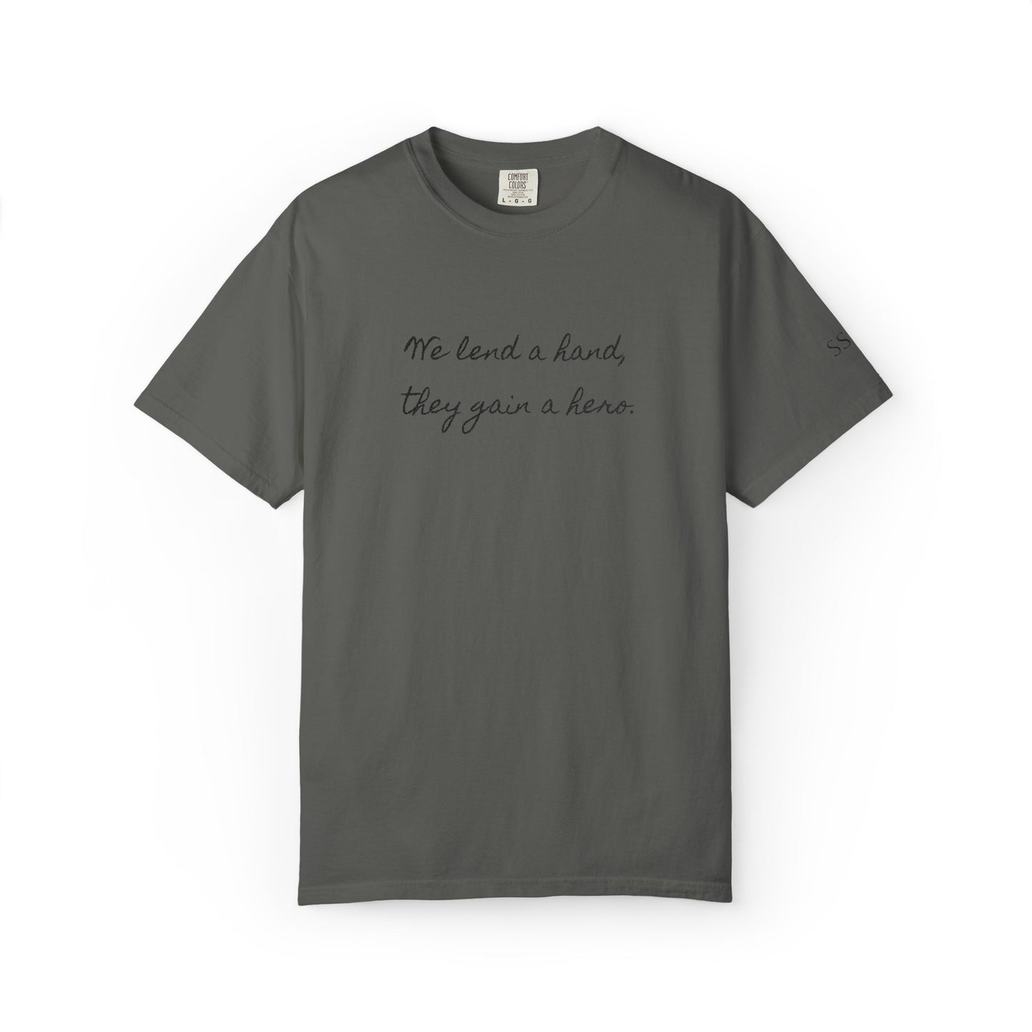 Unisex Comfort Colors T-Shirt (Black Embroidery)