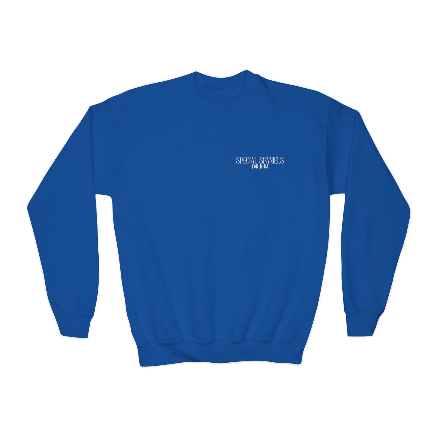 Youth Crewneck Sweatshirt (White Embroidery)