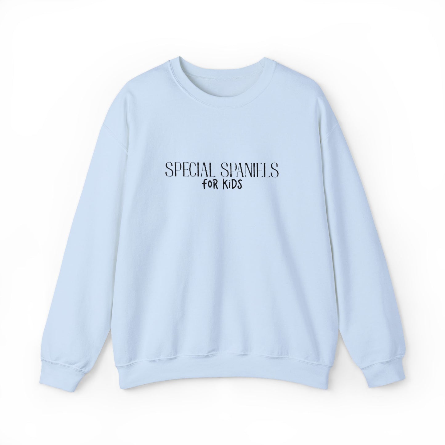 Unisex Crewneck Sweatshirt (Black Embroidery)