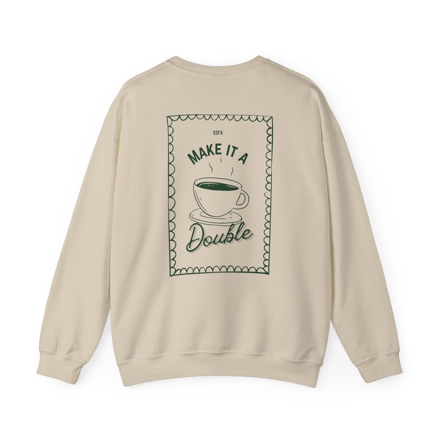 Unisex "Double Double" Crewneck Sweatshirt